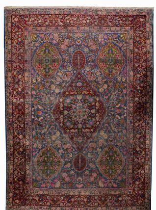 Tapis ancien Persan Yazd fait main, 1B494