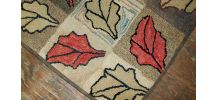 Tapis ancien Américain Hooked fait main, 1B500