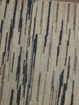 Tapis ancien Américain Hooked fait main, 1B502