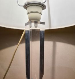 lampe plexiglas 1960 style et dans le gout de david lange 46