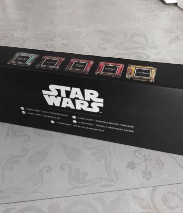 Coffret 5 bougies Star Wars collector la guerre des étoiles 