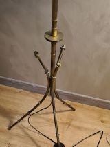 lampadaire style bambou acier peint  dans le gout de la mais
