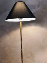 lampadaire style bambou acier peint  dans le gout de la mais