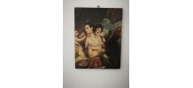 Petit cadre '' La mère et ses trois enfants 