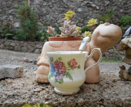TASSE QUEEN'S PORCELAINE JULY TBE 