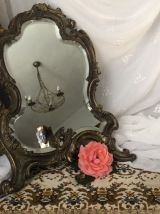 Miroir de table signé PAVOT
