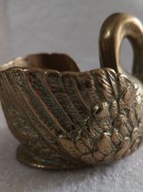 1 Cigne baguier bronze et une oie en Laiton 