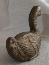 1 Cigne baguier bronze et une oie en Laiton 