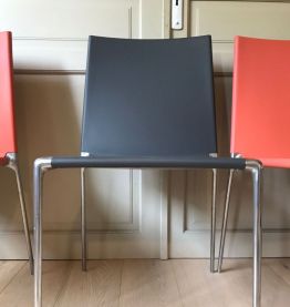 Lot de 4 chaises modèle Alma Roberto Barbieri B&amp;B Italia