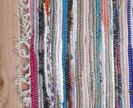 Tapis indien, tissé à la main, forme rectangulaire, Polyeste