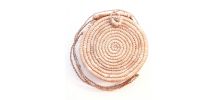 SAC PANIER Africain Rond ,en Raphia