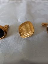 Lot de 6 paires de boutons de manchette Vintage