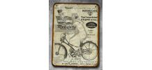 Plaque métal Motobécane Mobylette 