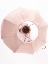 Lampe de chevet en Laiton et marbre rose