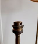 Lampadaire tripode années 50,métal doré