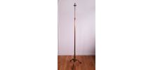 Lampadaire tripode laiton doré avec abat jour