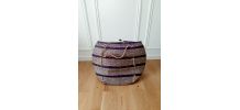 panier violet du Ghana avec hanse