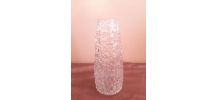 Abat jour en verre, année 60 70, verre pressé, en relief