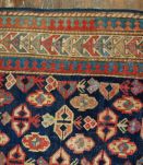 Tapis ancien Caucasien Gendje fait main, 1B519