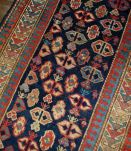 Tapis ancien Caucasien Gendje fait main, 1B519