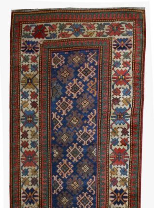 Tapis ancien Caucasien Gendje fait main, 1B522