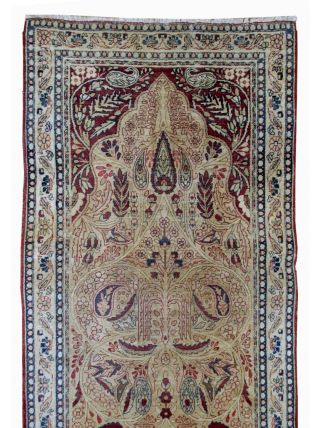 Tapis ancien Persan Kerman Lavar fait main, 1B524