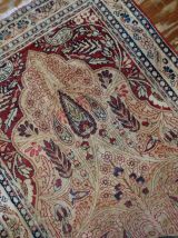 Tapis ancien Persan Kerman Lavar fait main, 1B524