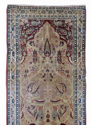 Tapis ancien Persan Kerman Lavar fait main, 1B525