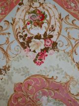 Tapis ancien Français Aubusson Napoleon fait main, 1B526