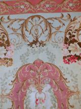 Tapis ancien Français Aubusson Napoleon fait main, 1B526