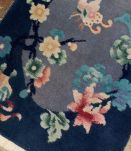 Tapis ancien Chinois Art Deco fait main, 1B530