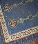 Tapis ancien Indien Dhurri fait main, 1B533