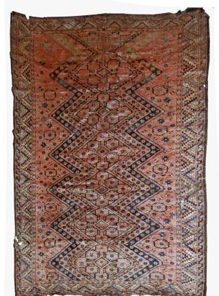 Tapis ancien Ouzbek Beshir fait main, 1B534