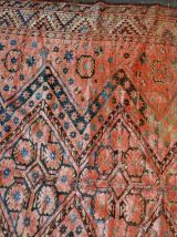 Tapis ancien Ouzbek Beshir fait main, 1B534