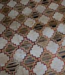 Tapis ancien Américain Hooked fait main, 1B538