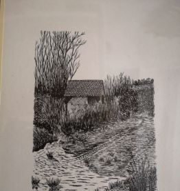 2 gravures signé C. Choveau 