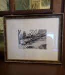 2 gravures signé C. Choveau 