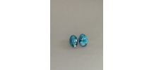 Boucle d'oreille vintage blue