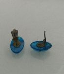 Boucle d'oreille vintage blue