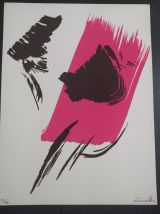 Gérard Schneider, suite de 5 sérigraphies abstraites