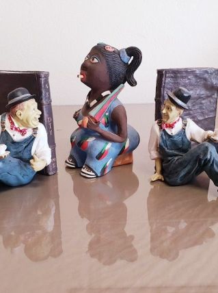 Statuettes petits bonhomme lot de 3 ( ref K 29)