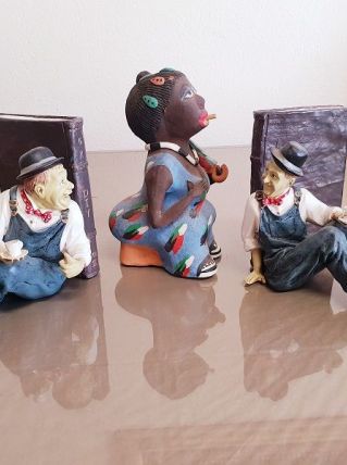 Statuettes petits bonhomme lot de 3 ( ref K 29)