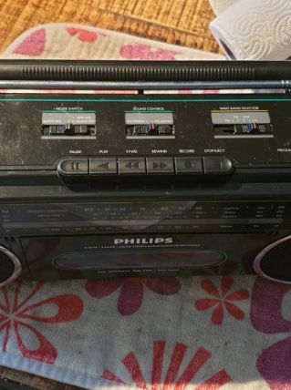 Poste radio k7 philips