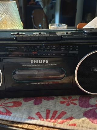 Poste radio k7 philips