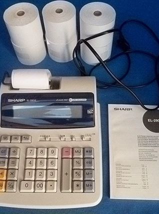calculatrice SHARP  EL -2901 E , vintage