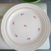 Plat rond en porcelaine Babel de Saint Amand de 1950