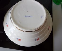 Saladier en porcelaine Babel de Saint Amand de 1950