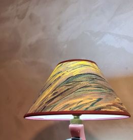 petite lampe vintage 1950  a 60   ceramique  non signé 26x20