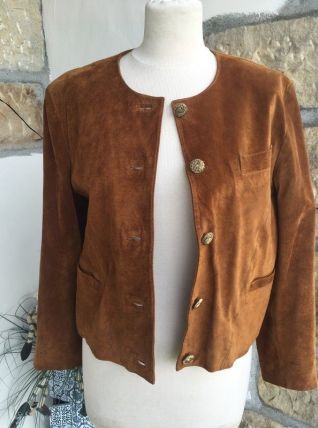 VESTE CUIR VINTAGE