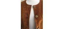 VESTE CUIR VINTAGE